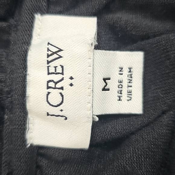 J. Crew sz M black ruffle top - Picture 5 of 10